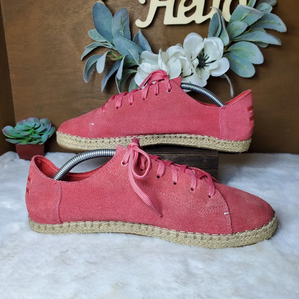 TOMS Lena Suede Espadrilles Women's Size 9